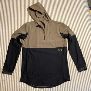 Under Armour pull over jacket with hood hoodie wind breaker M